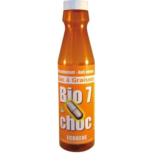 Décolmatant pour bacs à graisses Bio7 G Choc Ecogene - Flacon de 375 g