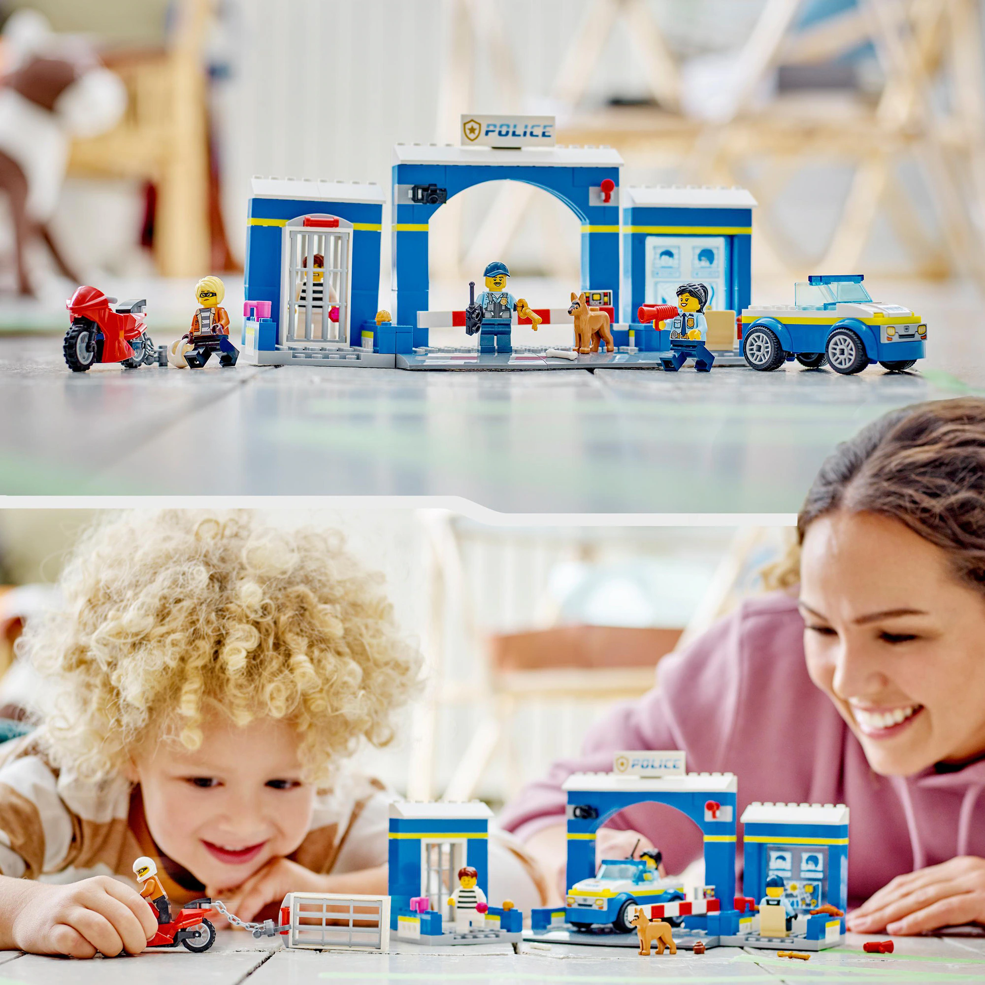 LEGO Konstruktionsspielzeug City Ausbruch aus der Polizeistation