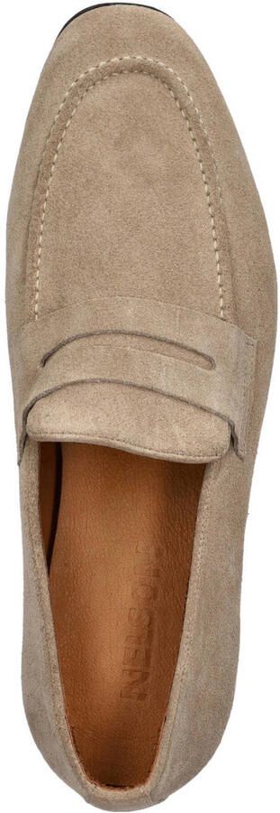 Nelson suède loafers beige