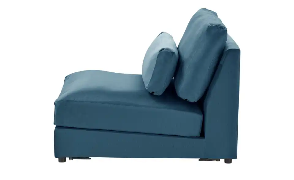 Element Branna Blau Samt 1-Sitzer
