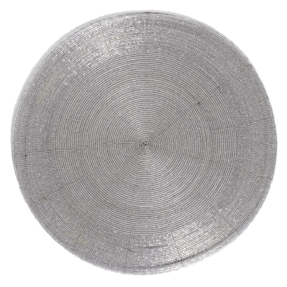 Set de table rond brillant Ø33cm - 4 modèles