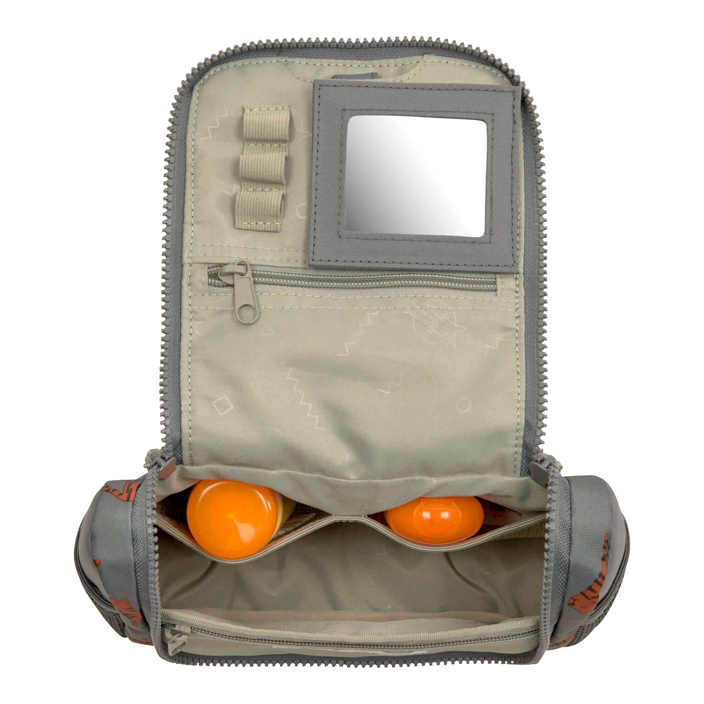 Lässig Kulturbeutel Mini Washbag Safari grau Tiger