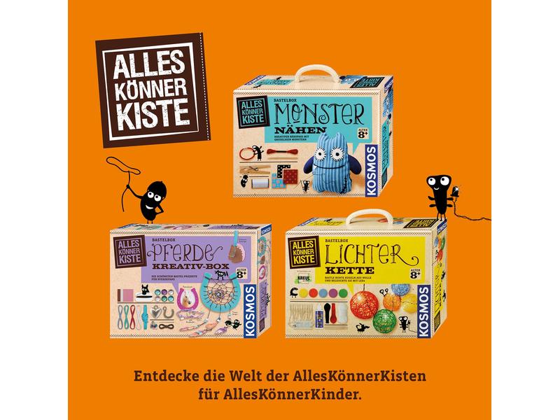 Kosmos Bastelbox Namensbänder wickeln Bunte Freundschaftsbänder mit nachtleuchtendem Garn!