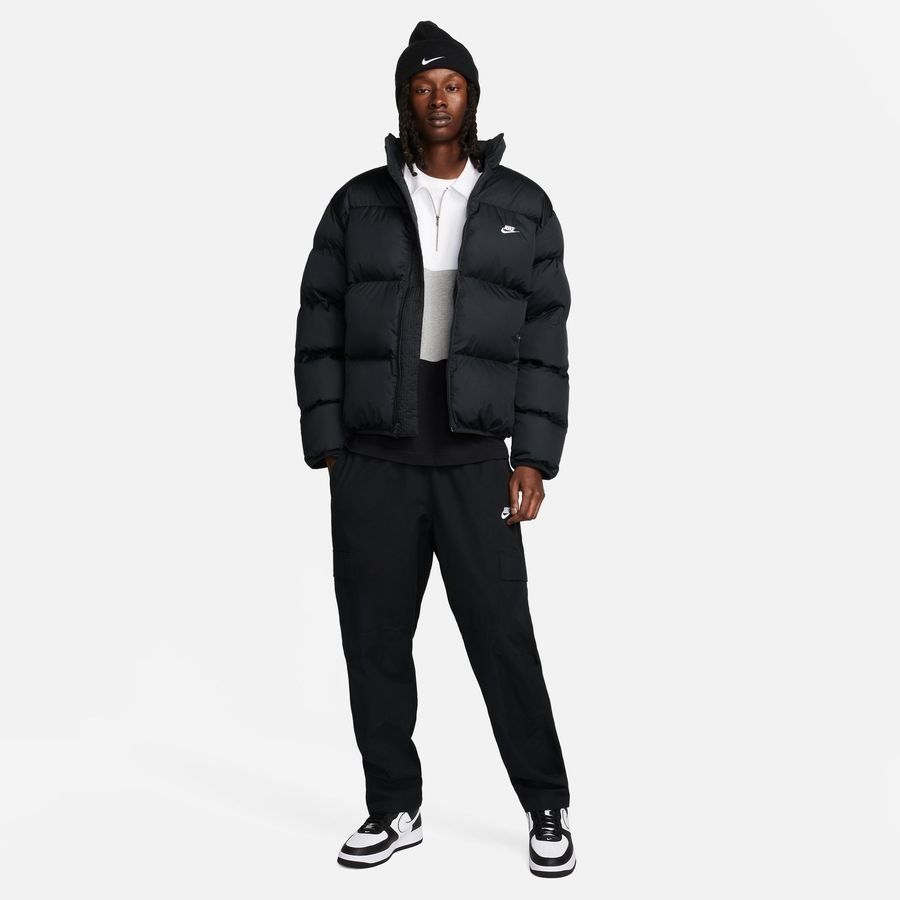 Nike Manteau d'Hiver Therma-FIT Club Puffer - Noir/Blanc