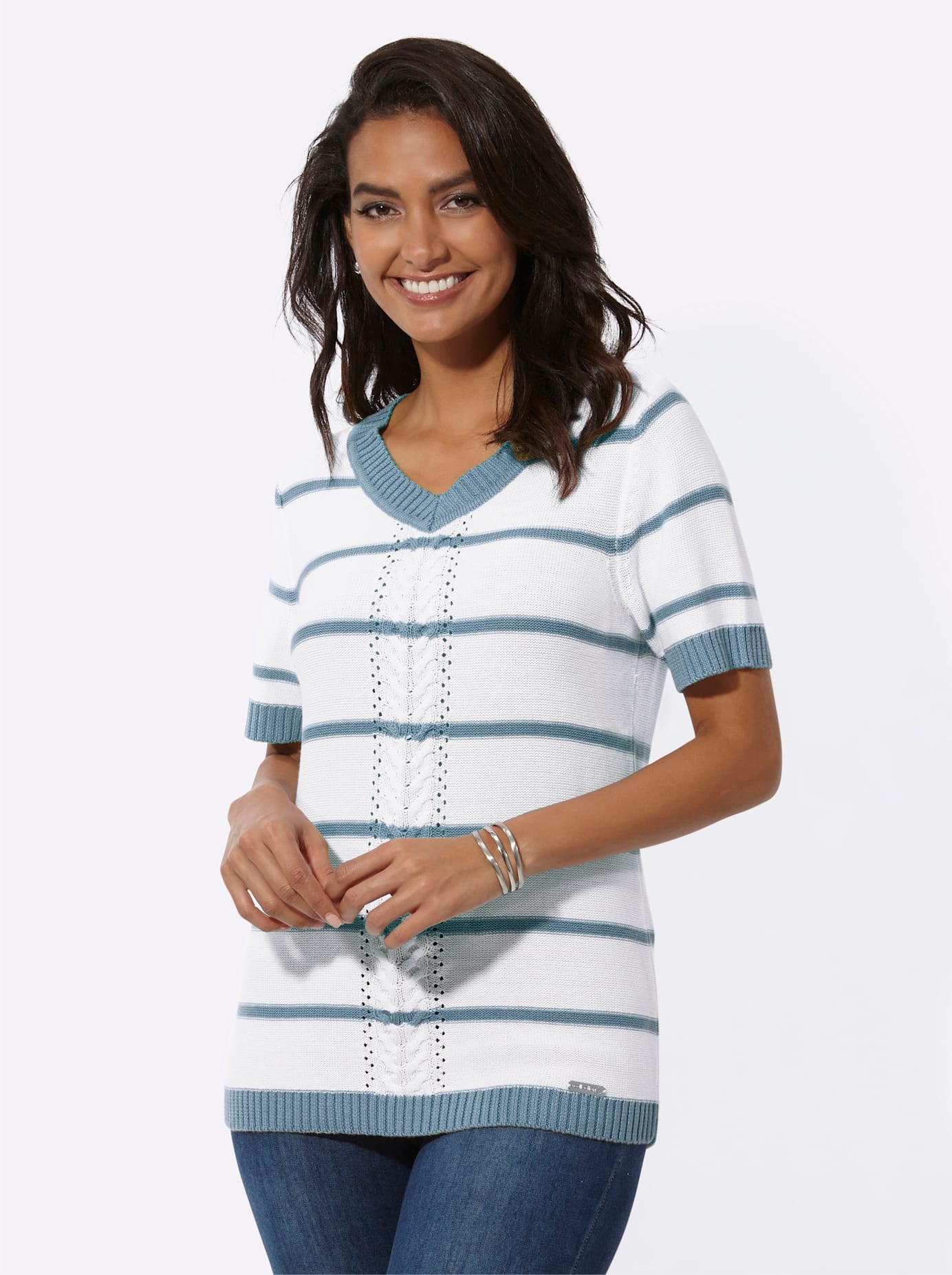 Casual Looks Kurzarmpullover »Kurzarm-Pullover«