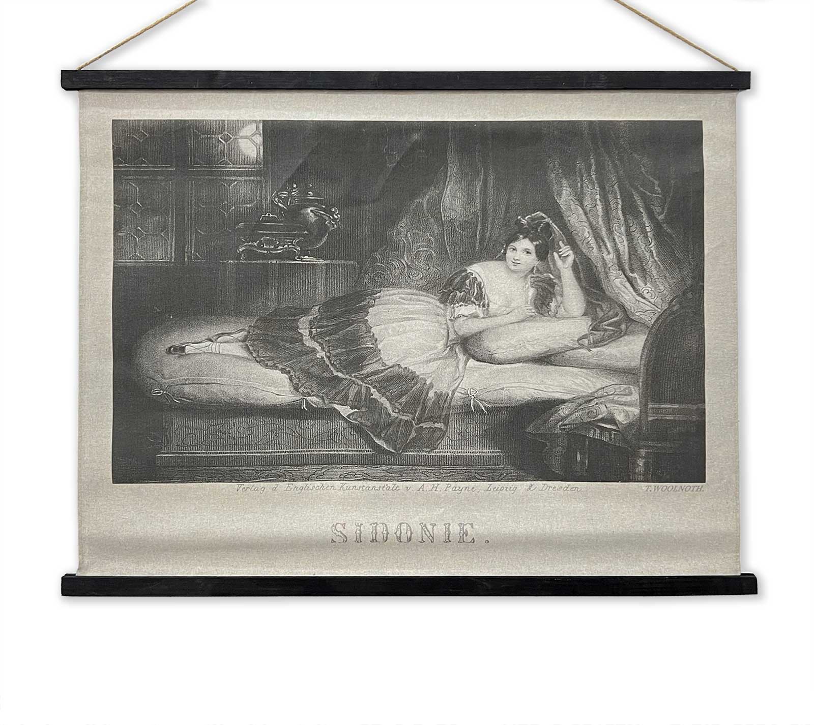 Rollbild 'Sidonie', B 97 cm, H 76 cm von fischer's lagerhaus