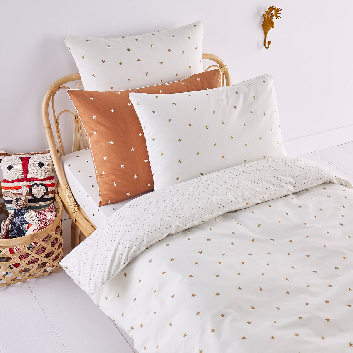 AM.PM<br>Cama infantil de rattan com base, Meïdo