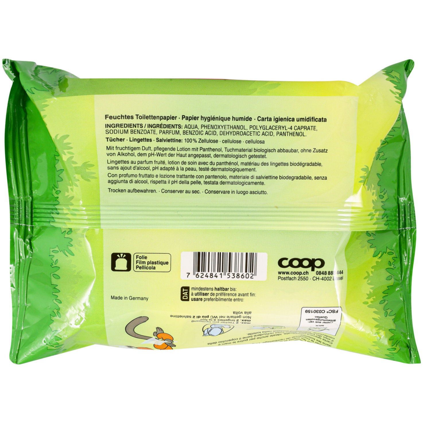 JaMaDu feuchte Tücher Refill