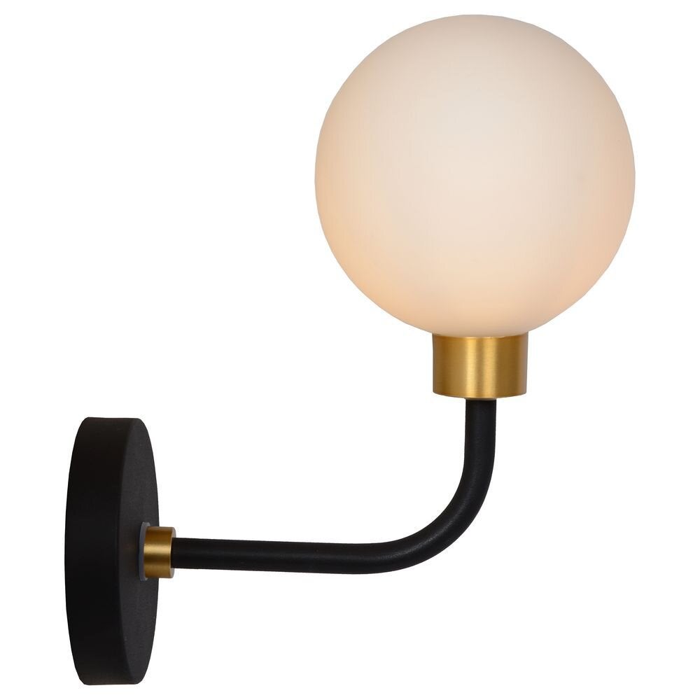 Berend badkamerwandlamp in zwart G9 252 x 205 x 120 mm