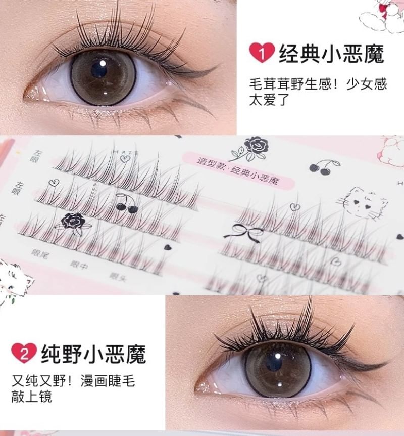 FLORTTE - 5-in-1 nepwimperset