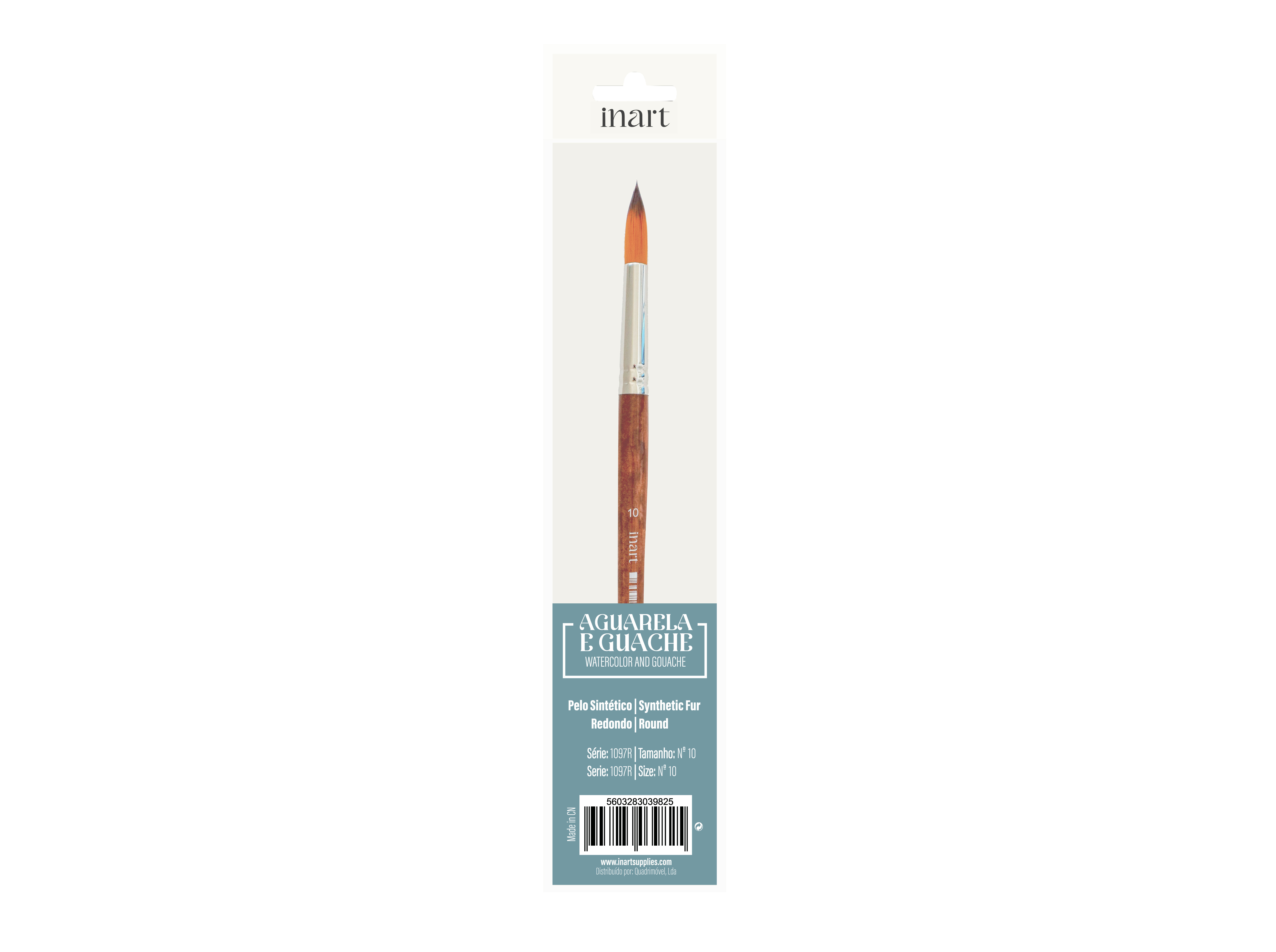 PINCEL SINTETICO INART REDONDO Nº10