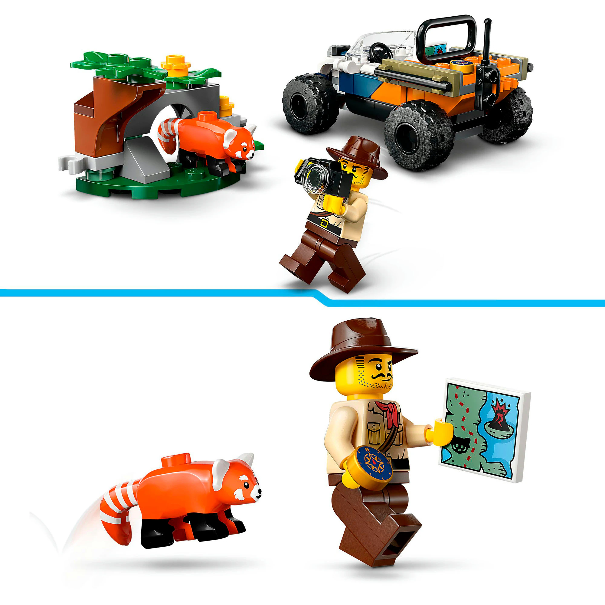 LEGO Konstruktionsspielzeug City Dschungelforscher-Quad