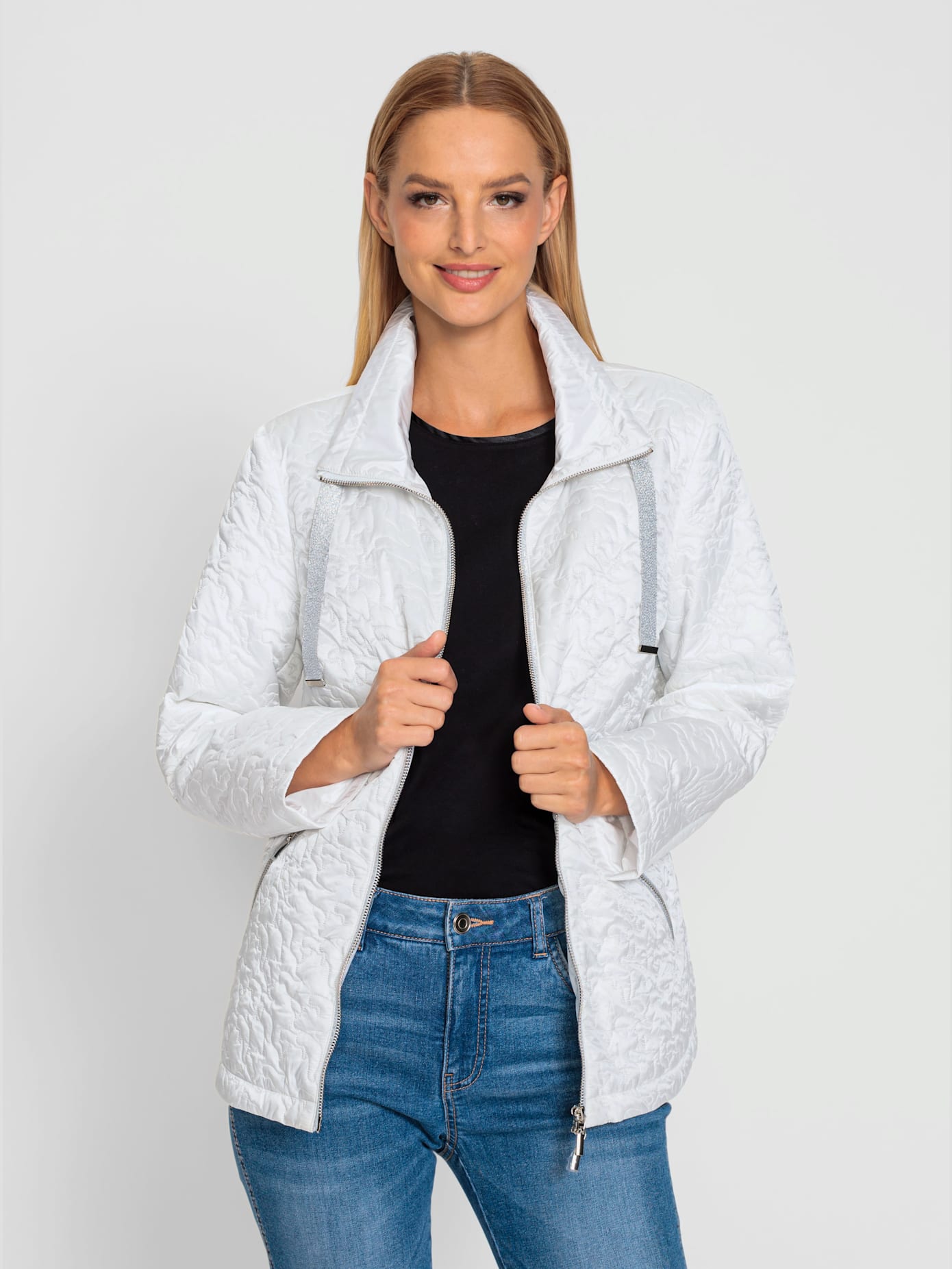 Veste d'extérieur zippé double curseur