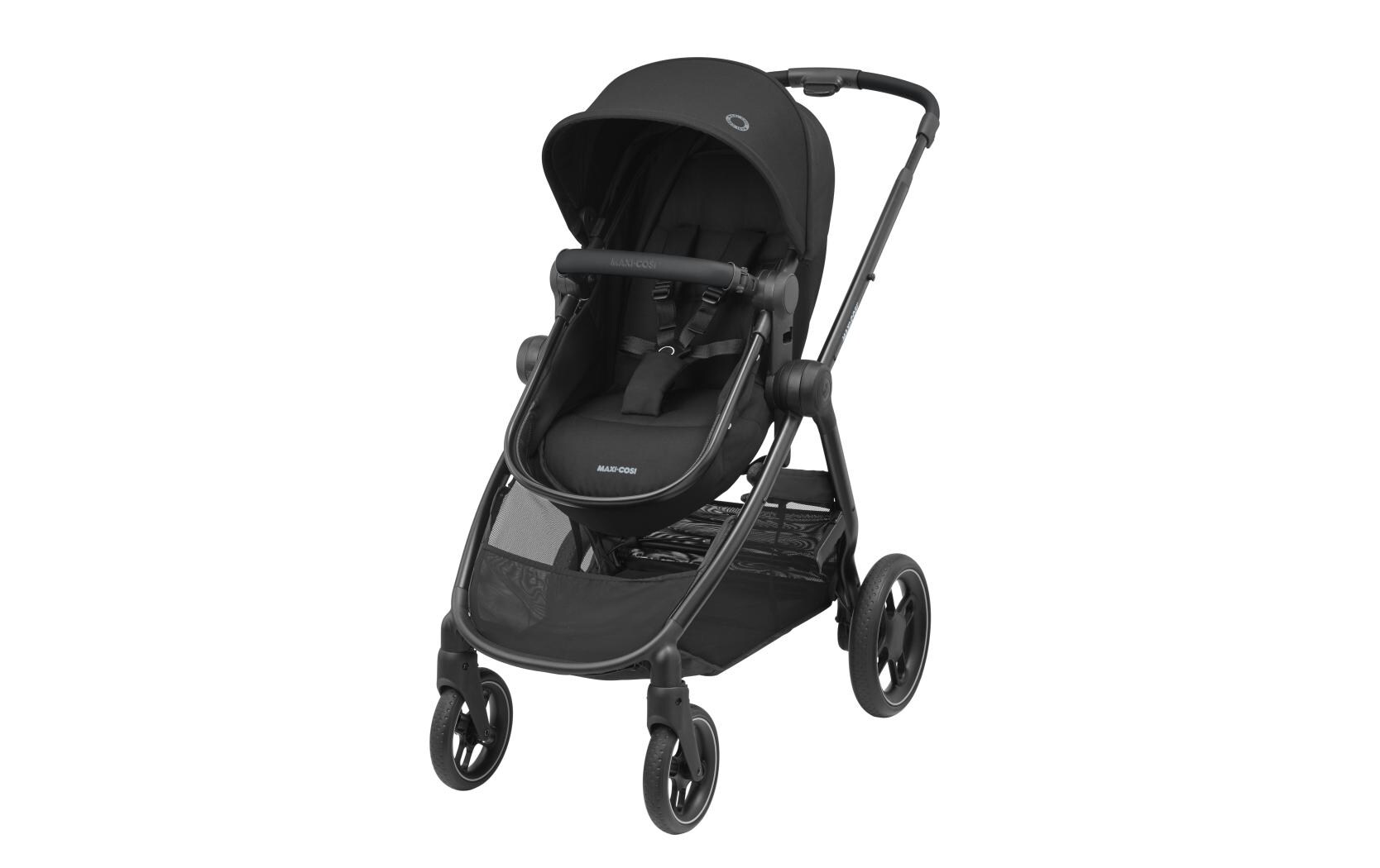 Kinderwagen Zelia 3 Essential Black<br>Praktischer 2-in-1-Kinderwagen mit Sportwagenaufsatz
