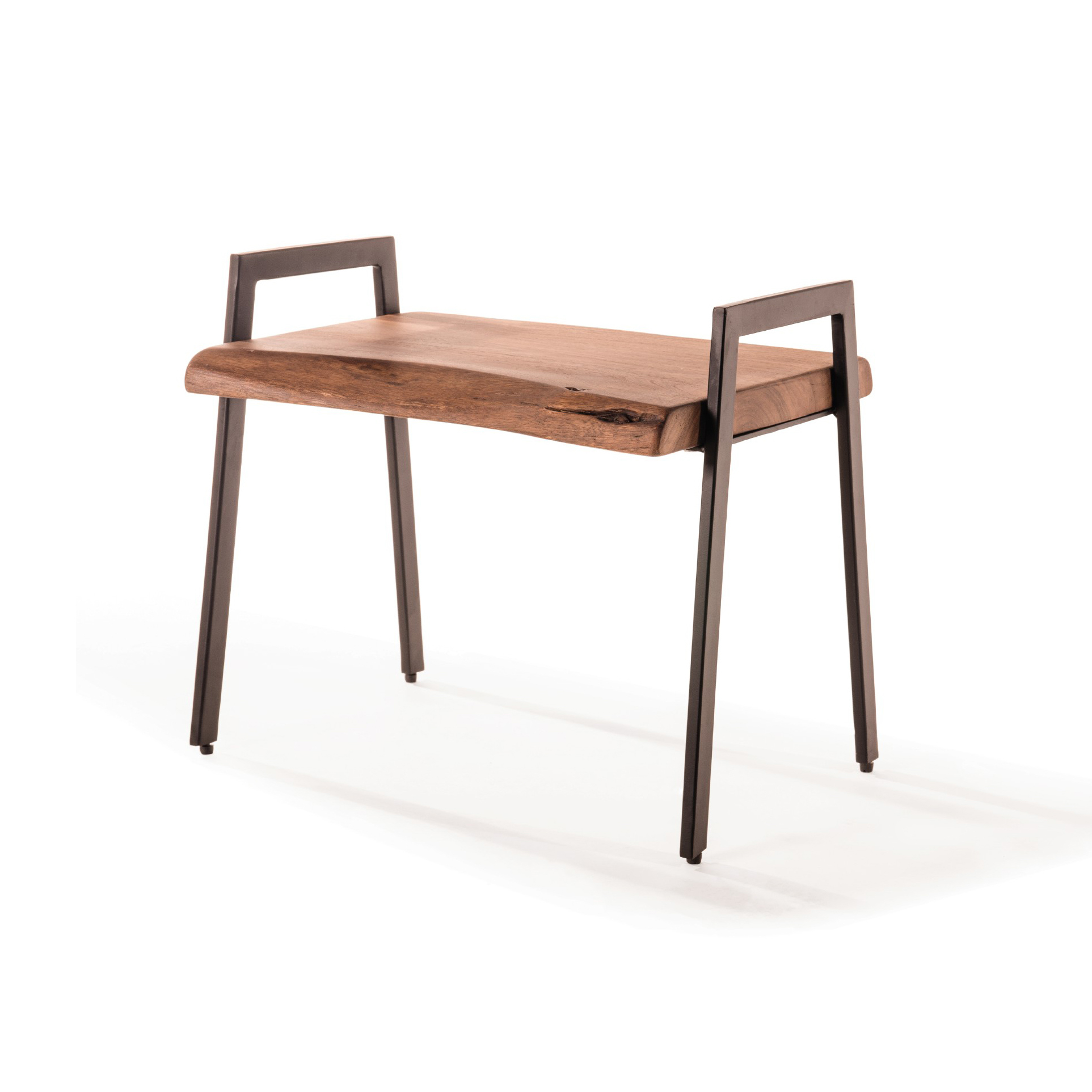 Beistelltisch 'Ferit' L, braun, L 35 cm, B 50 cm, H 44 cm von fischer's lagerhaus