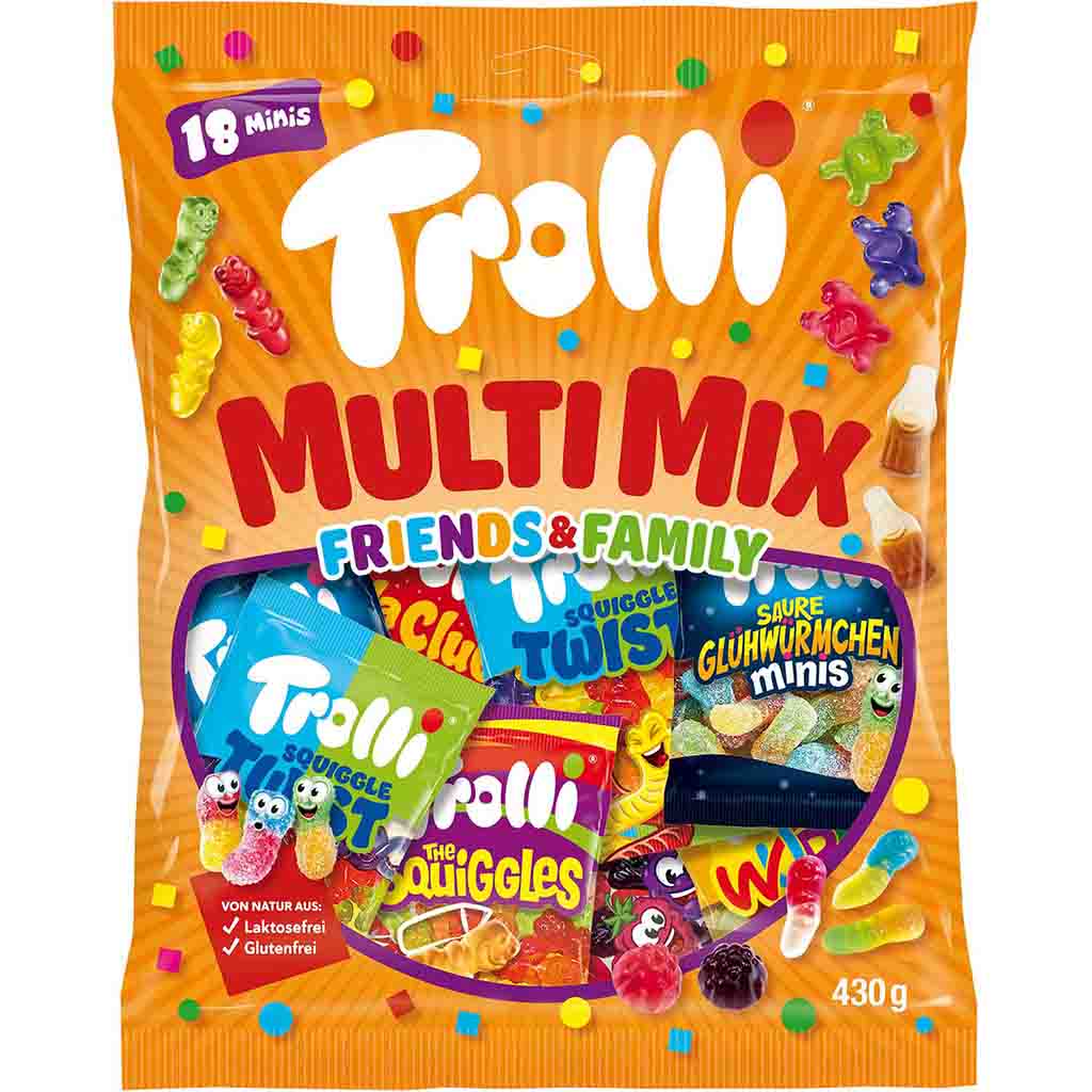 Trolli Multi Mix Friend & Family 430g MHD:2.5.26