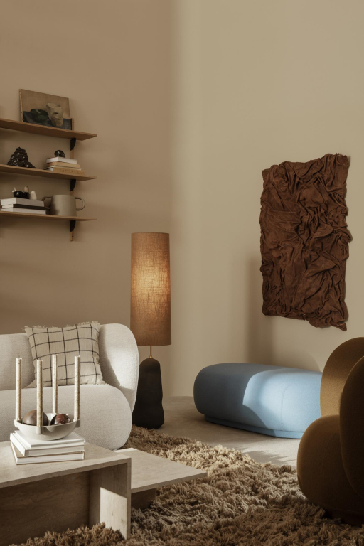 Ferm Living Distinct salontafel Travertin
