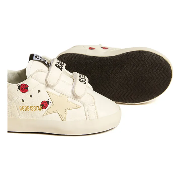 Golden Goose Baskets Scratchs Baby School Coccinelle | Crème