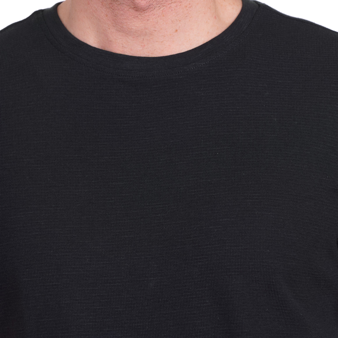 VanVaan Herren T-Shirt aus strukturiertem Material dunkelblau