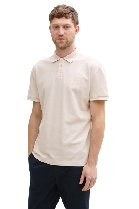 Tom Tailor beige heren polo