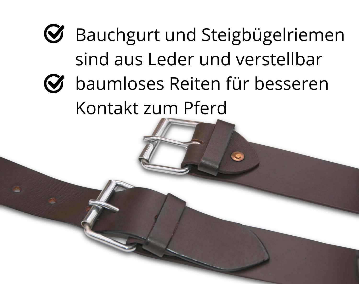 AMKA Leder Bareback Pad