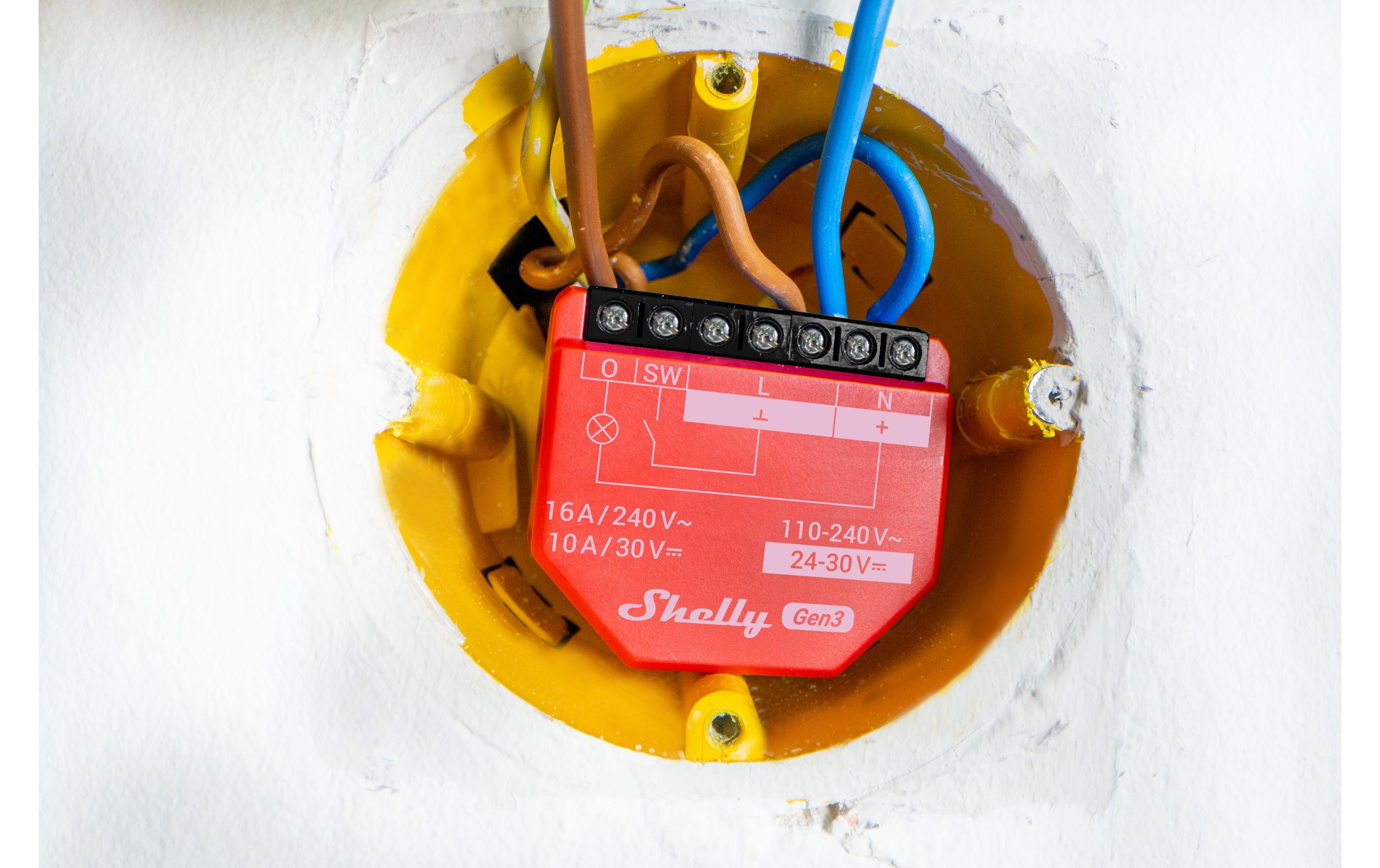 Smart Home Schaltaktor 1PM Gen3WLAN-gesteuerter intelligenter Schalter