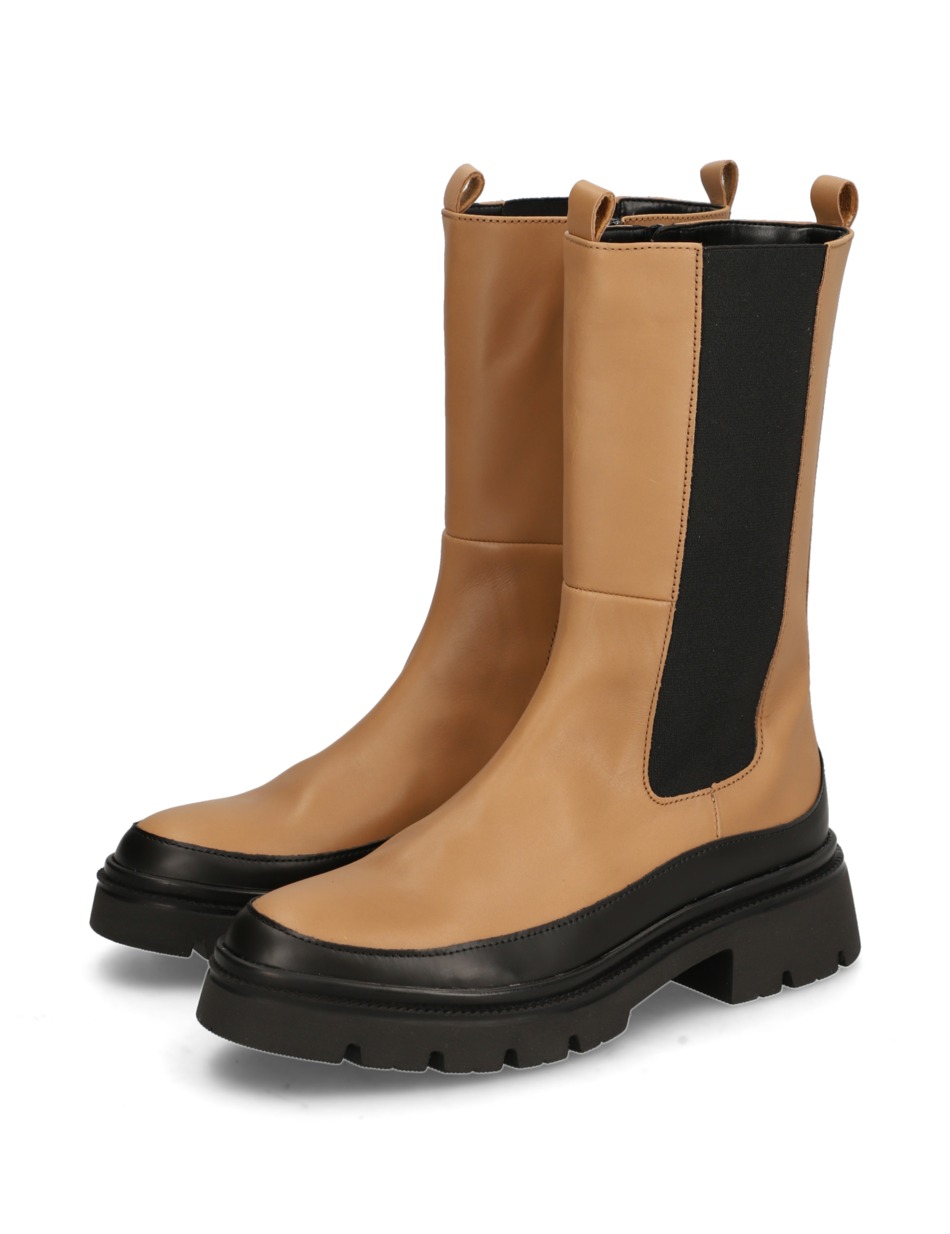 Glattleder Chelsea Boot