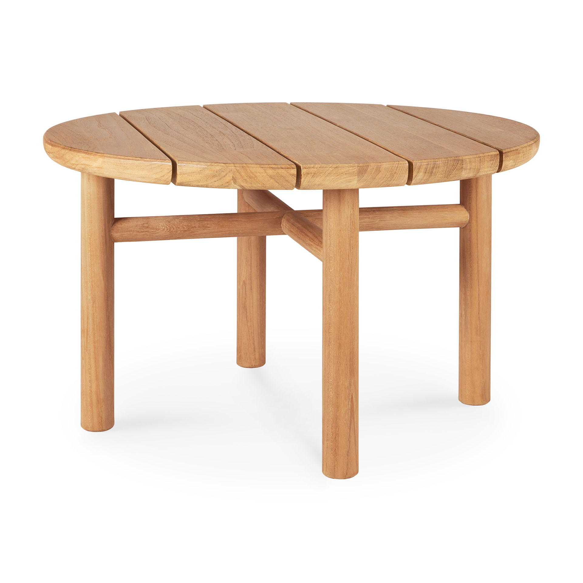 Teak Quatro bijzettafel - 59cm