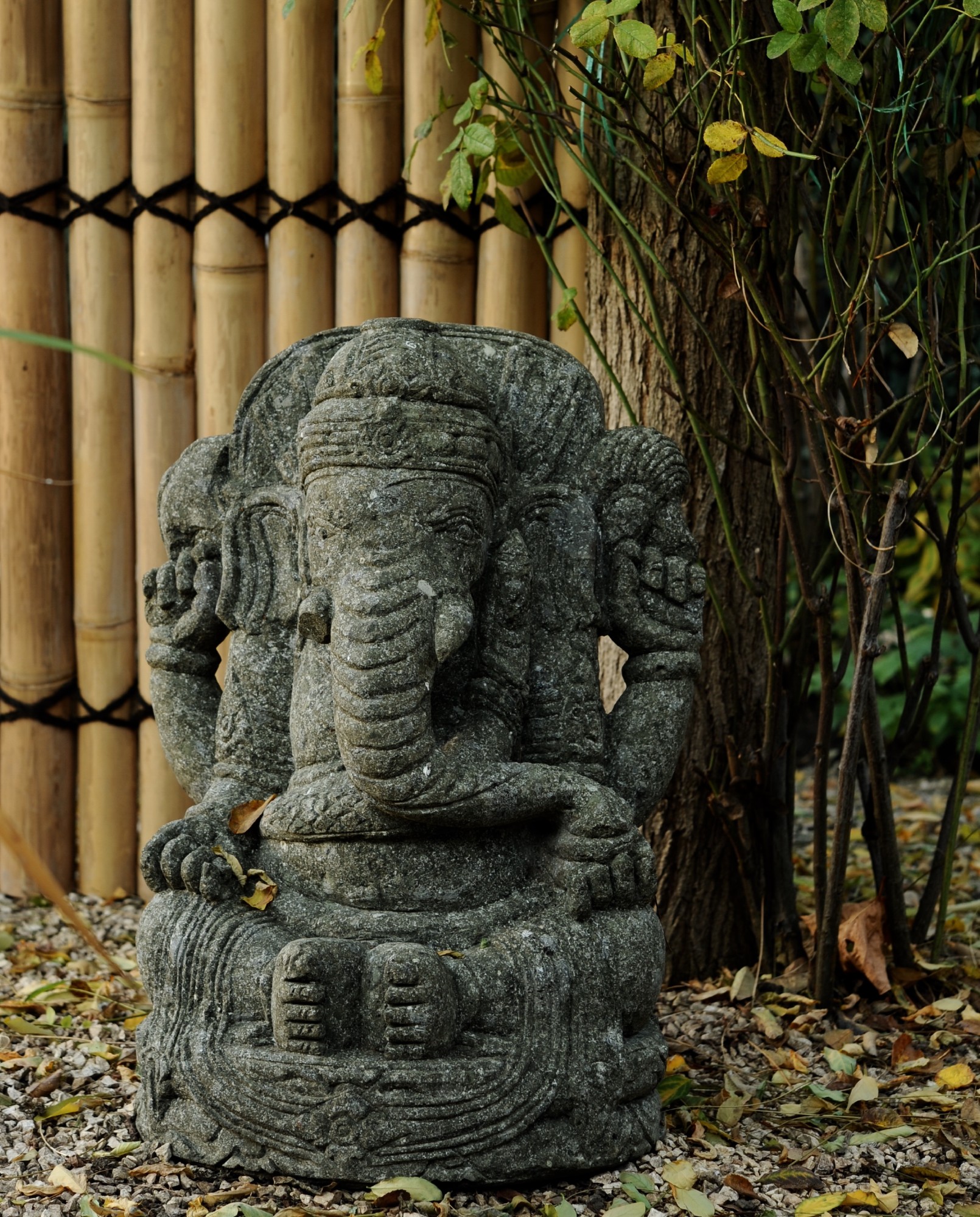 Naturstein-Skulptur 'Sitting Ganesha', H 60 cm, B 43 cm, T 29 cm günstig bestellen