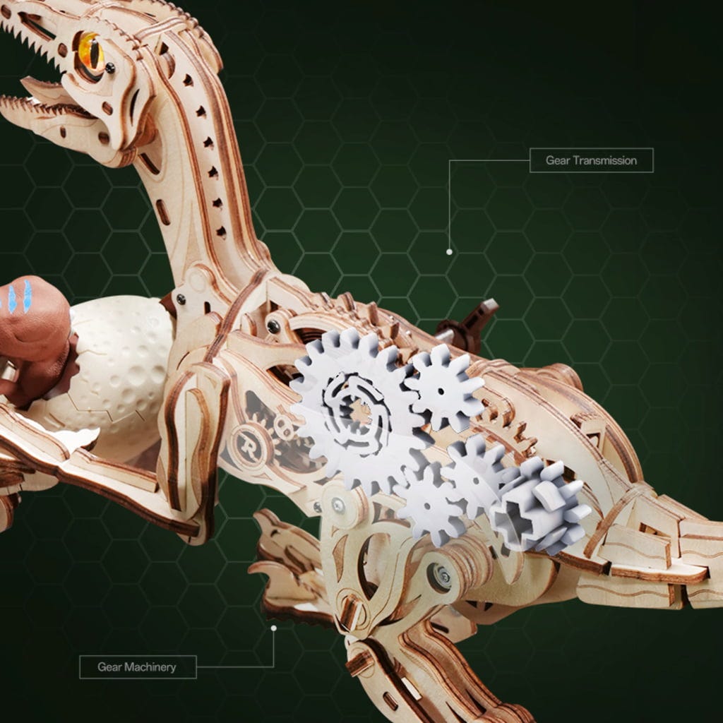 ROKR  Velociraptor    3D Holzpuzzle: Wenn Mechanik zum Raubtier wird