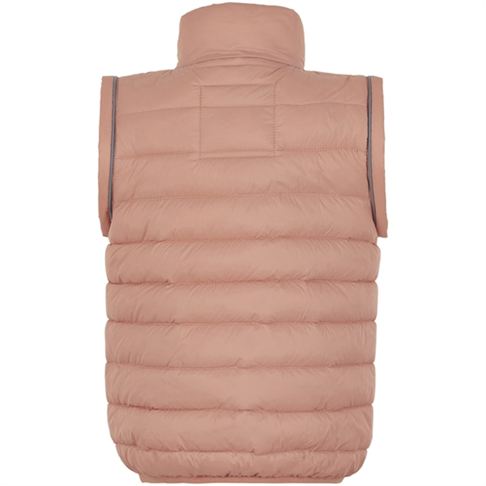 Nylon puffer 2i1 Jakke Tawny Brown
