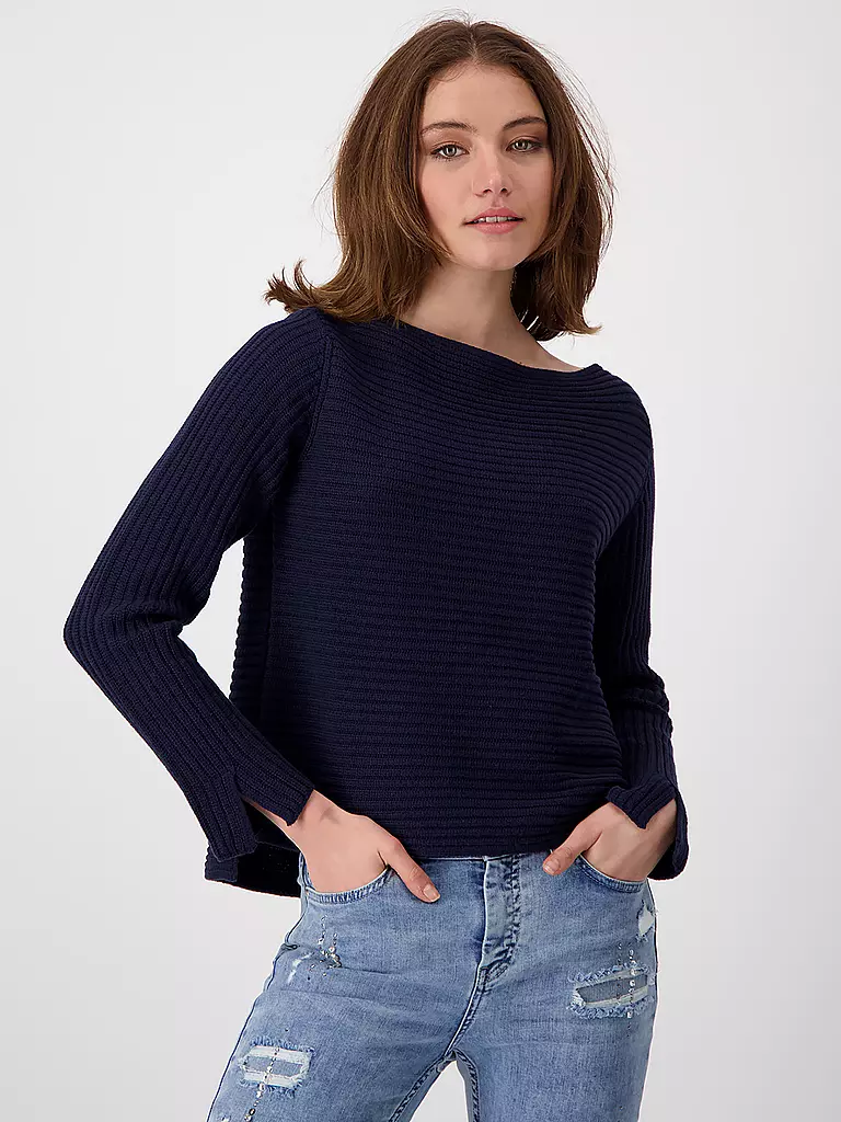 MONARI Strickpullover  dunkelblau