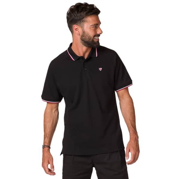 Polo ROSSIGNOL LOGO POLO RAGLAN BLACK