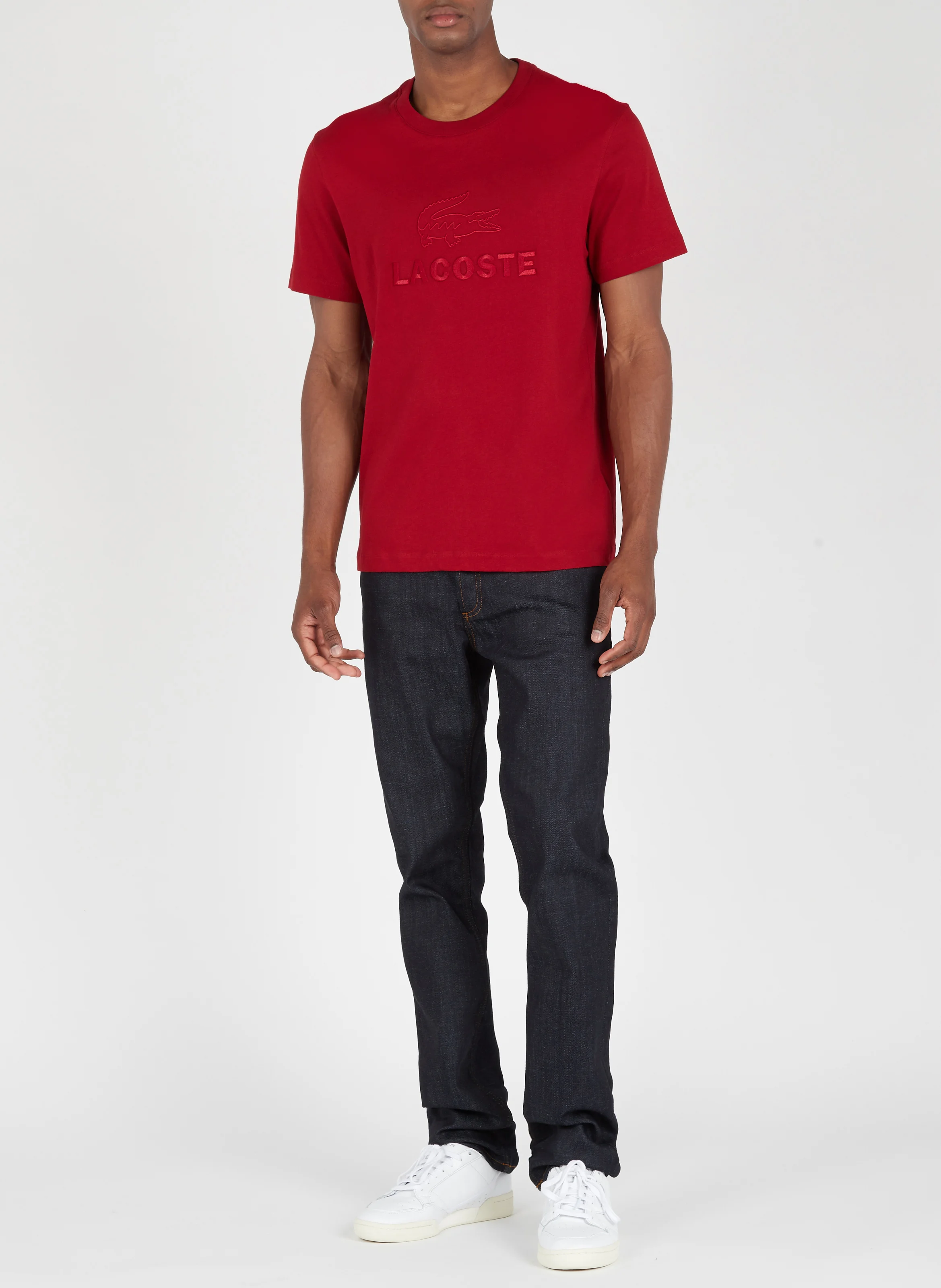 Jean droit en coton | Bleu