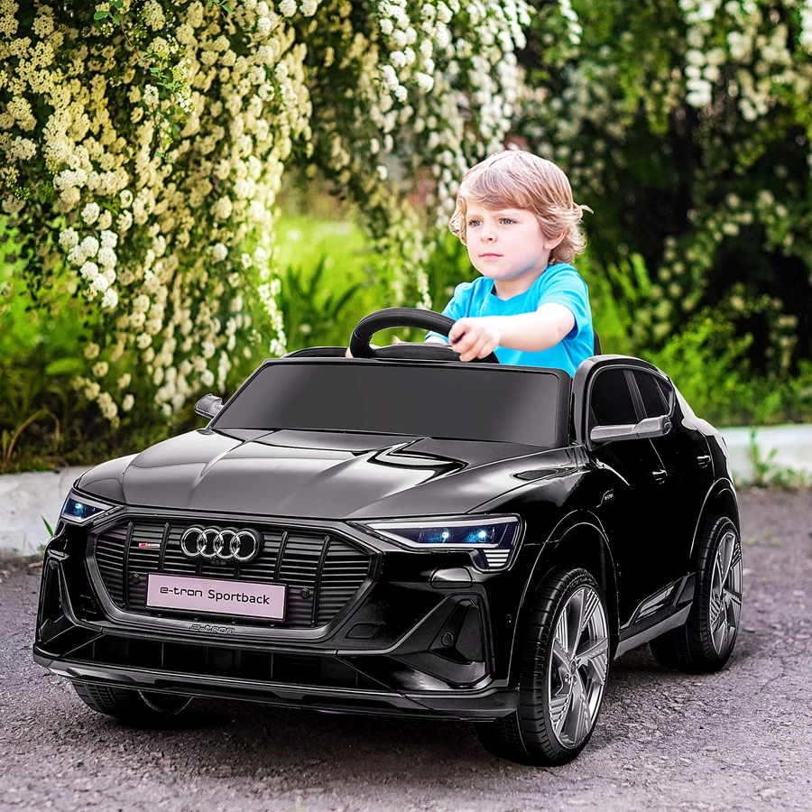 HOMCOM Kinderfahrzeuge mit Fernsteuerung schwarz