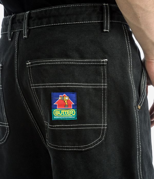 Butter Goods Work Double Knee Hose (washed black)