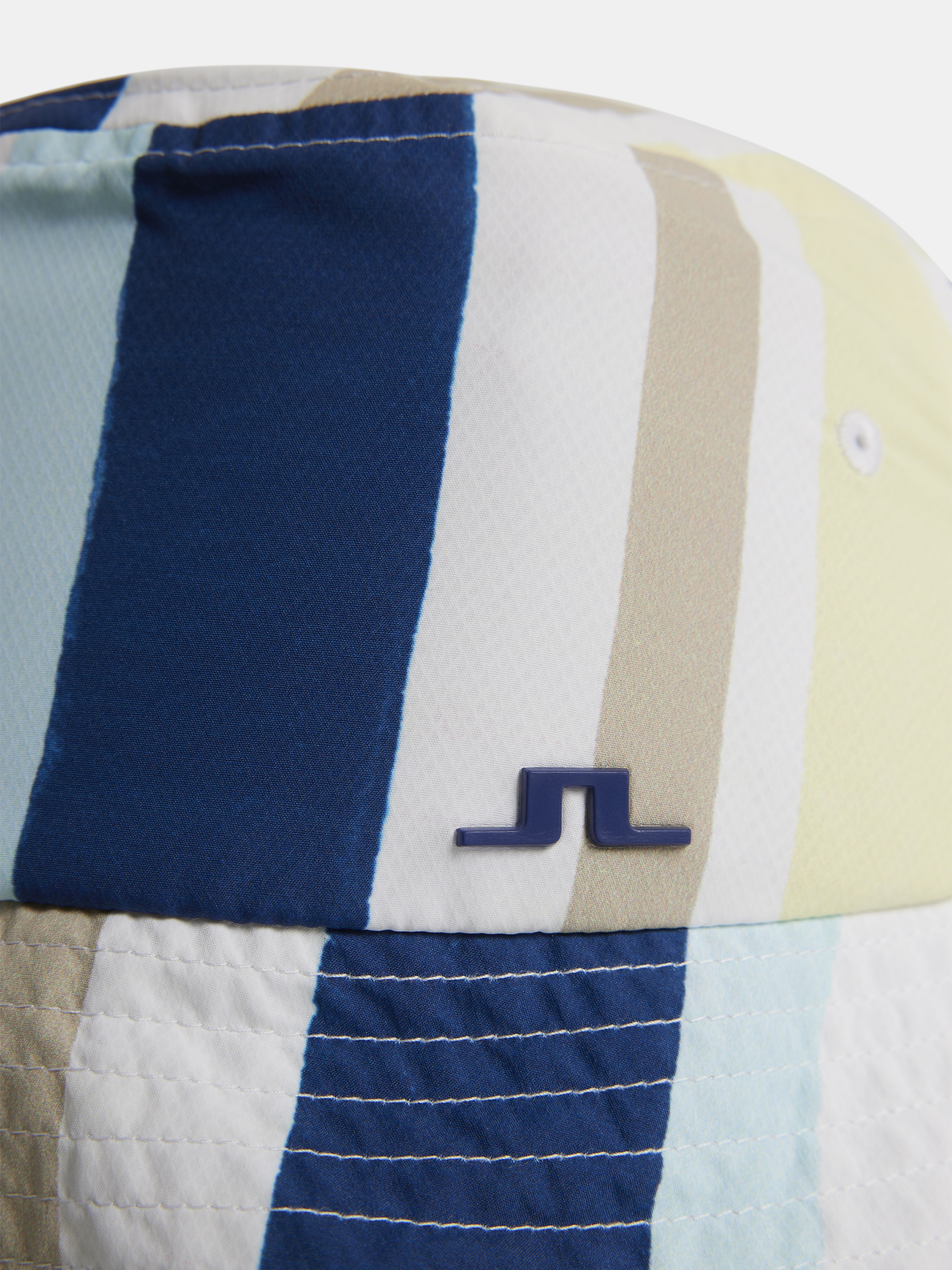 Olaf Print Bucket Hat Painted Stripe Wax Yellow