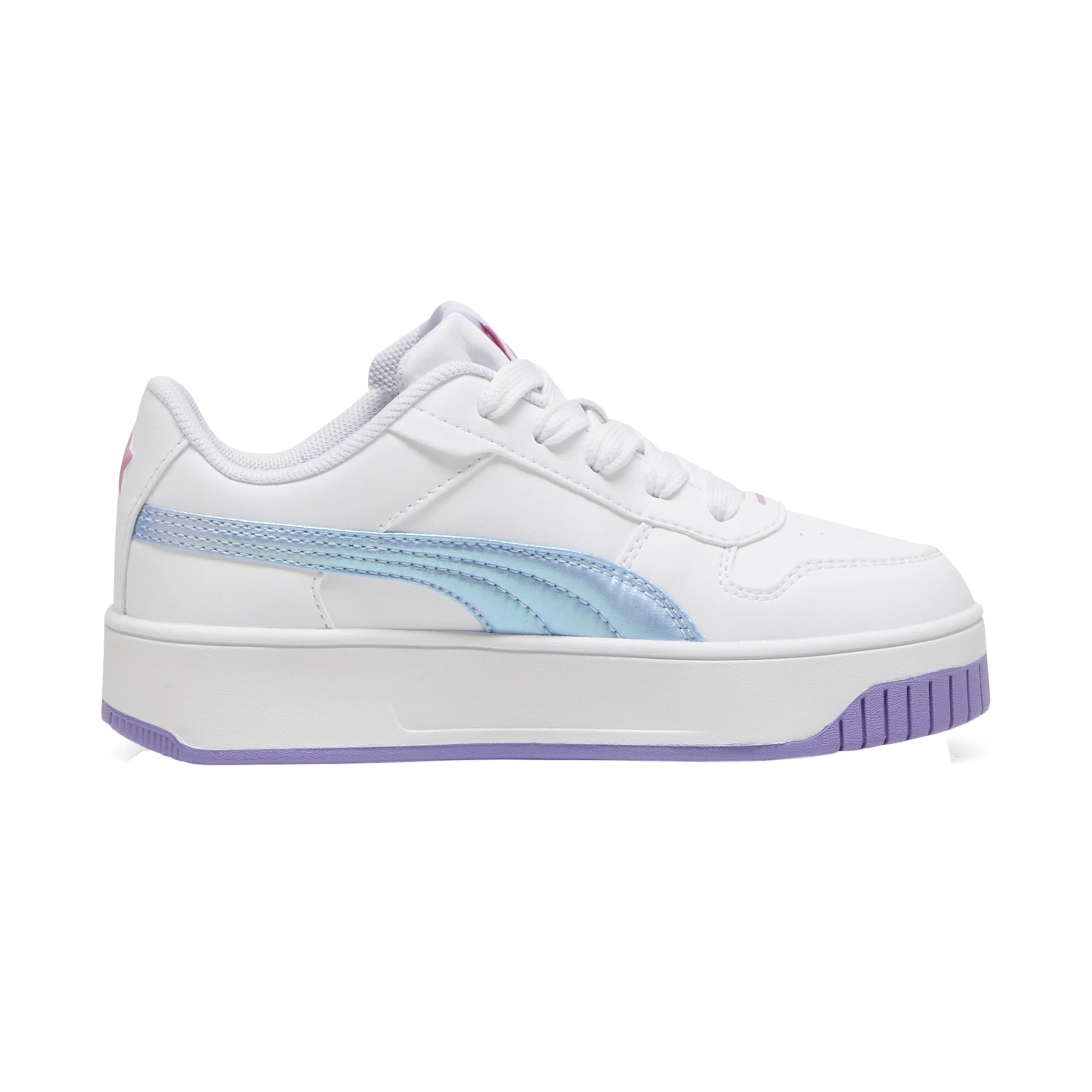 Basket basse enfant à lacetscourtflex v3 v inf | Blanc