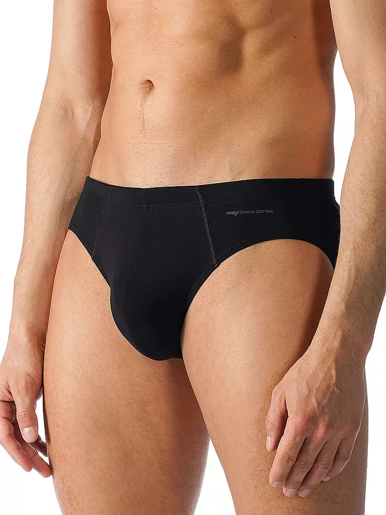 MEY Slip Casual Cotton Schwarz schwarz