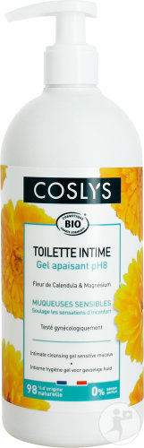 Coslys Gel Toilette Intime Apaisant Ph8 Muqueuses Sensibles 500ml