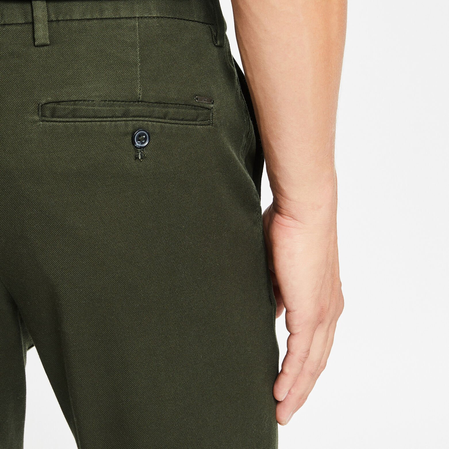 Pantalon chino slim urbain 'le parfait by JULES' Vert kaki