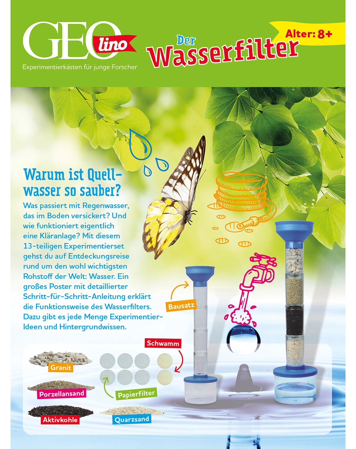 Experimentierset GEOLINO - DER WASSERFILTER