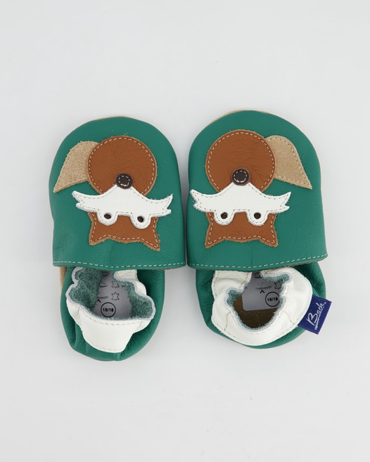 Beck 6003 Krabbelschuhe in Grün