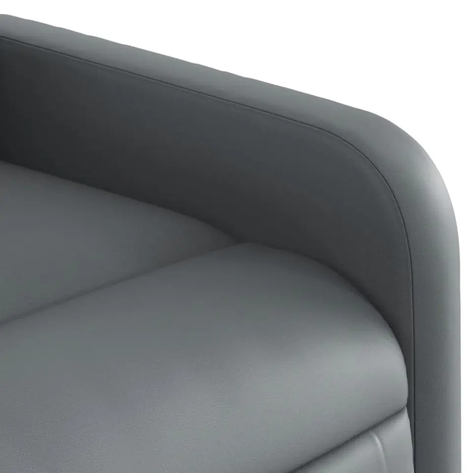 vidaXL - Fauteuil - Grijs - Kunstleer