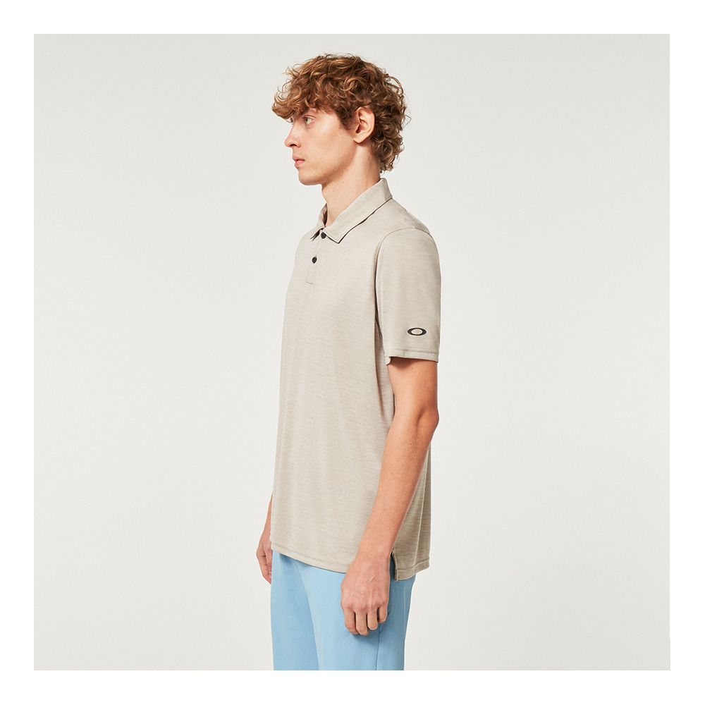 Oakley AERO HYDROLIX - Polo Homme arctic white hthr