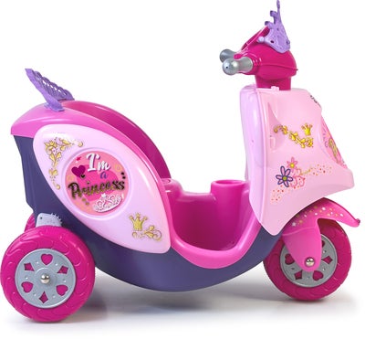 FEBER Prinsesse Elektrisk Scooter, Rosa/Lilla