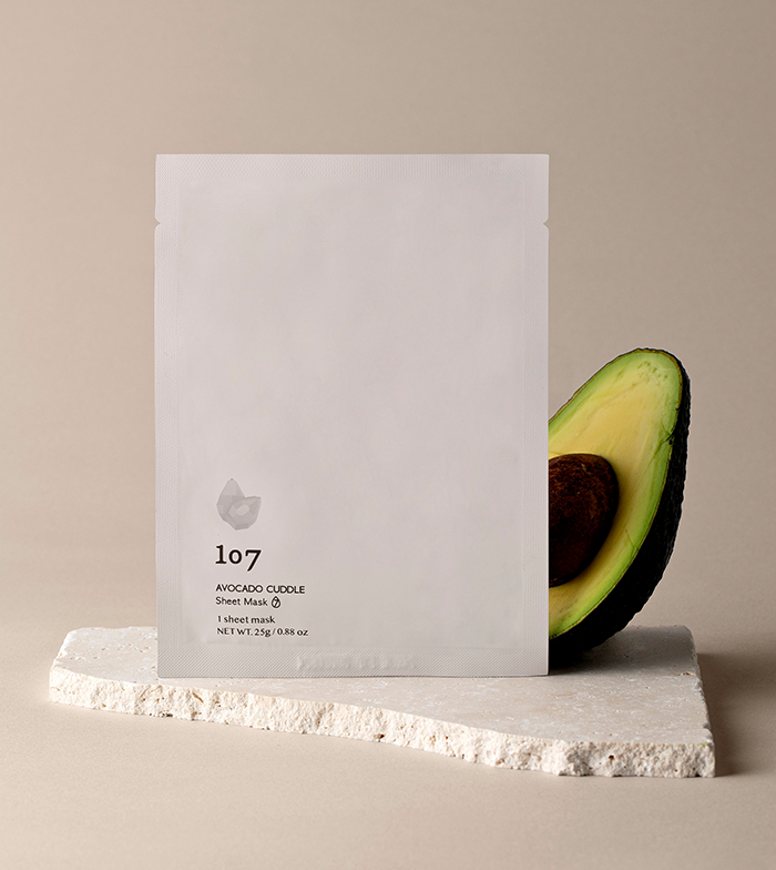 107 Beauty - Máscara facial Abacate Cuddle para pele desidratada