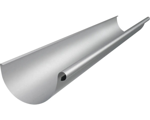 Zambelli halfronde dakgoot van titaanzink, nominale breedte 127 mm, 3000 mm