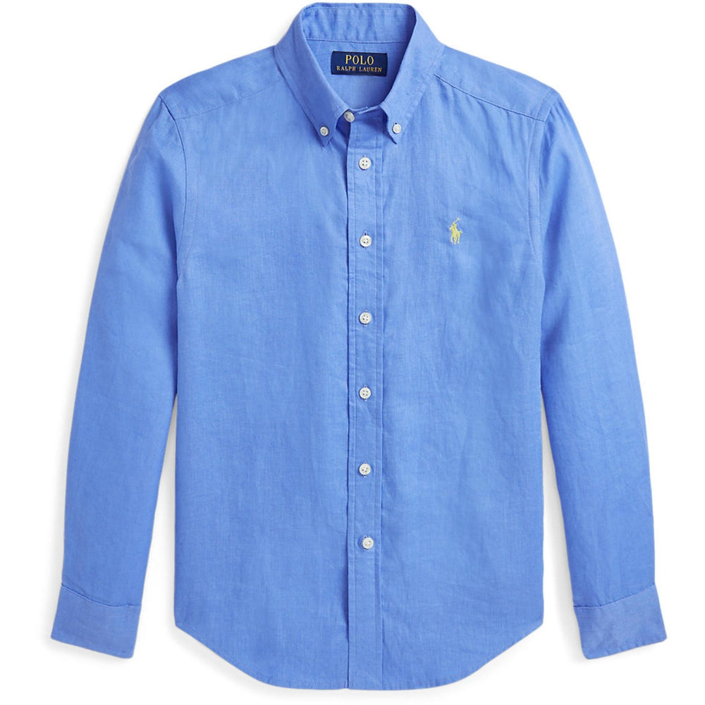 Køb Polo Ralph Lauren Harbor Island Blue Boy Sport Skjorte