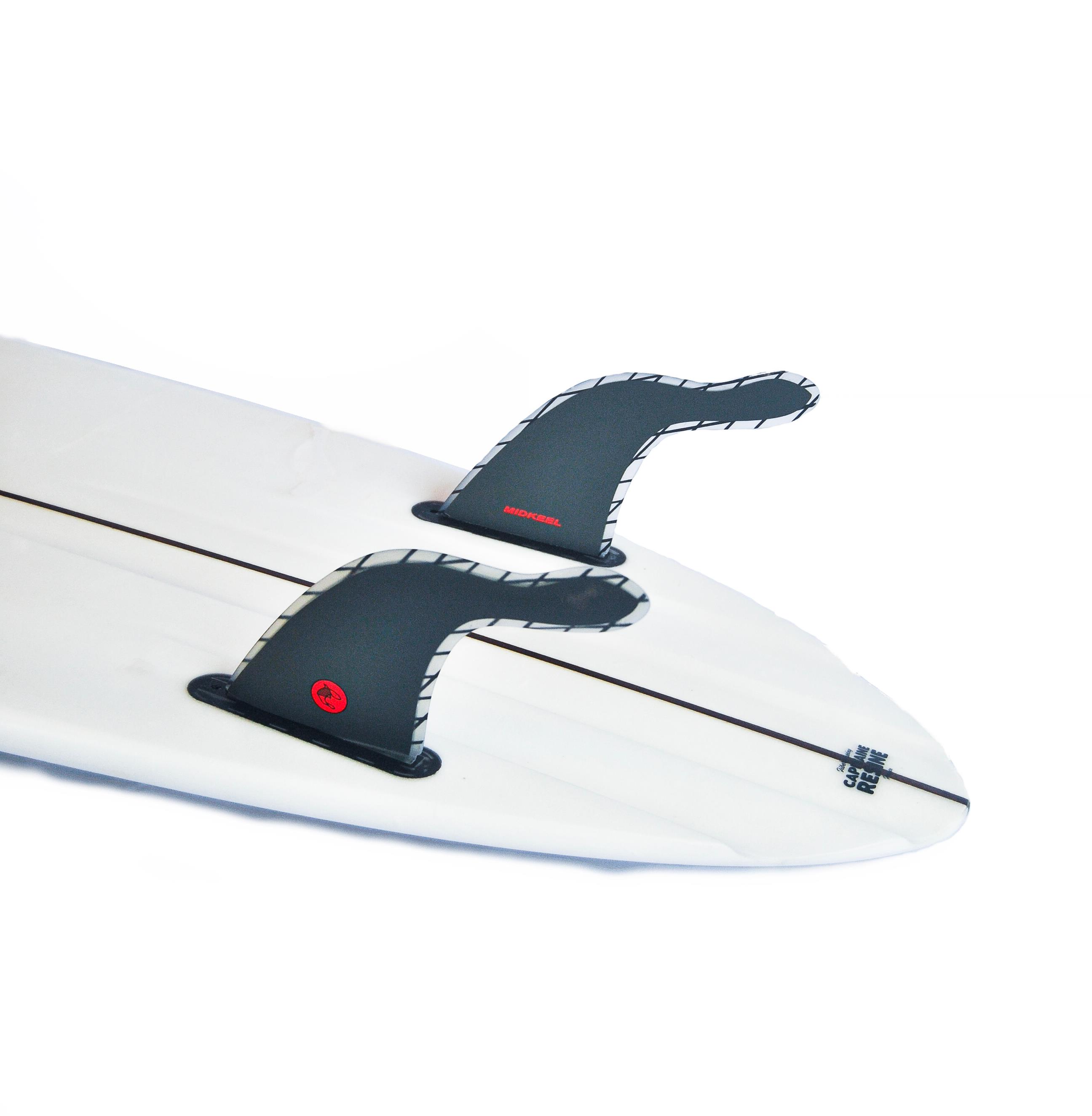 S-Wings Fins MIDKEEL470 / Red